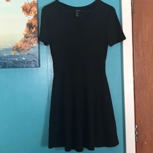 Black skater dress